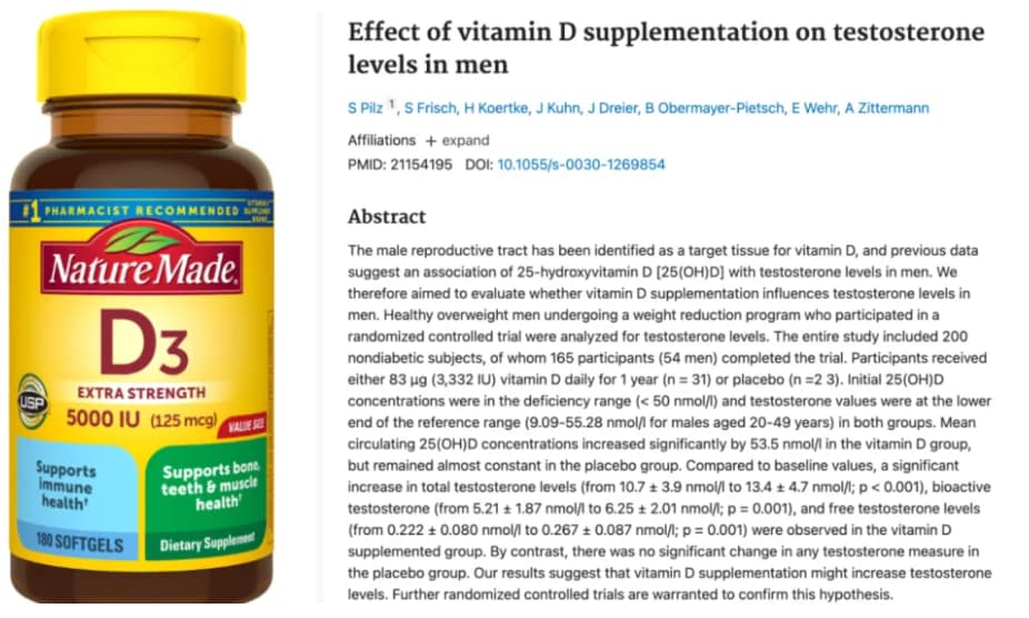 비타민 D와 관련된 차트 이미지